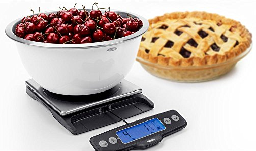 OXO Good Grips Glass Scale with Pull-Out Digital Display in White - Loft410